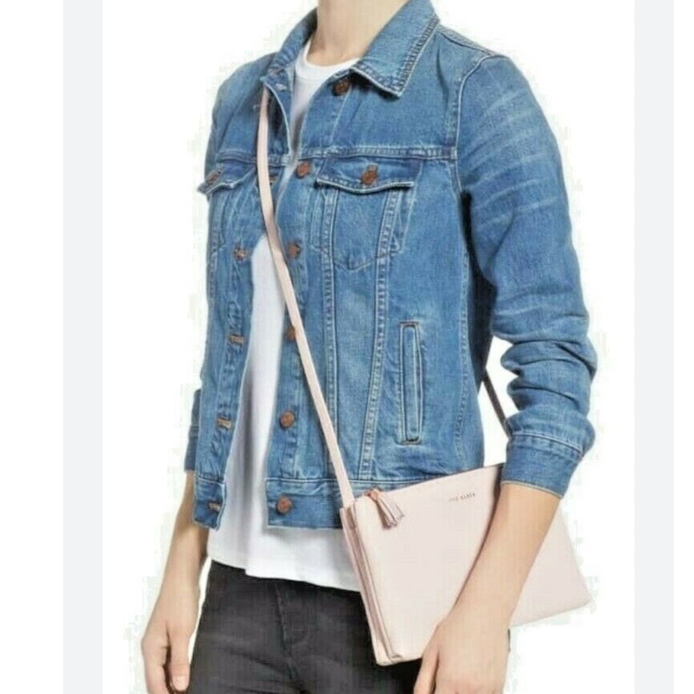 Ted Baker Maceyy Double Zip Leather Crossbody Bag